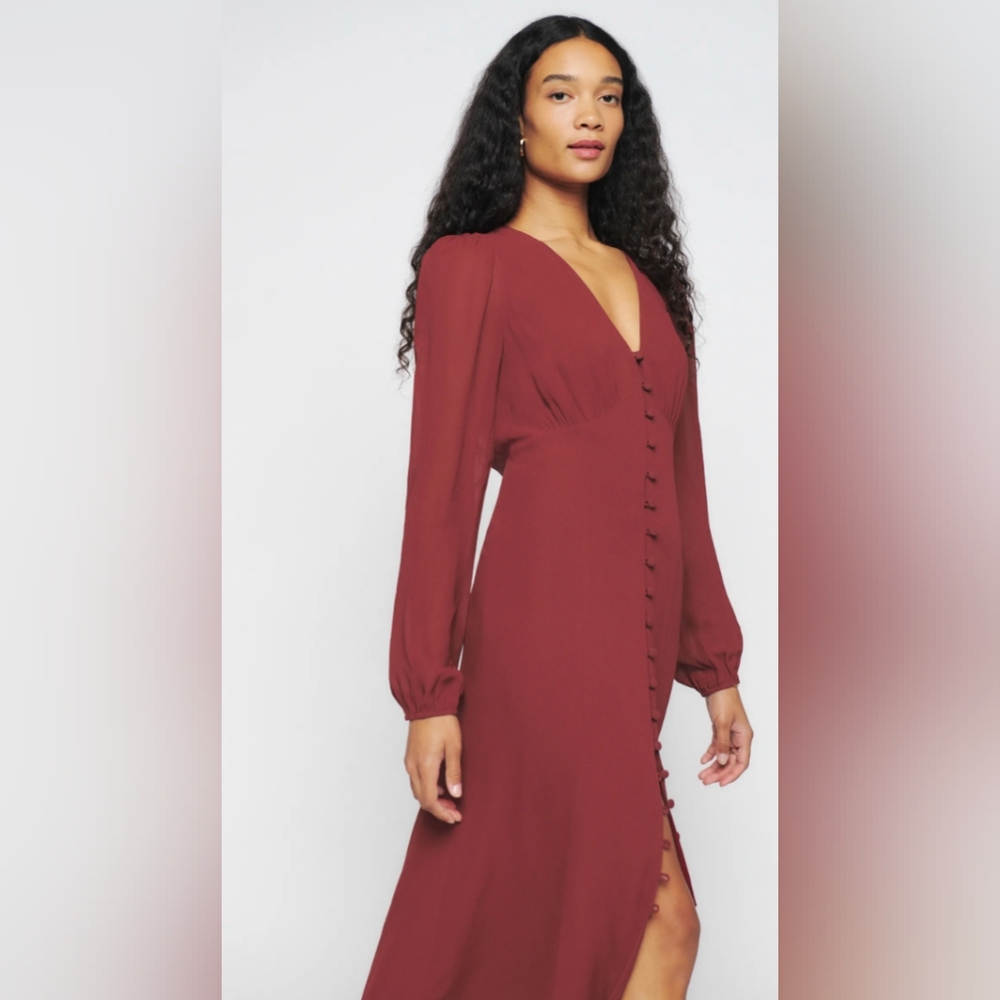 Midi dress, Reformation Brogan Dress